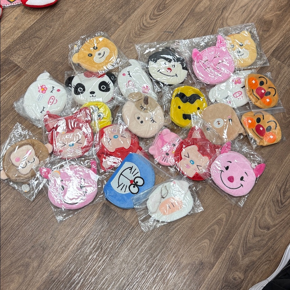 Cute Cartoon Character Coin Pouches